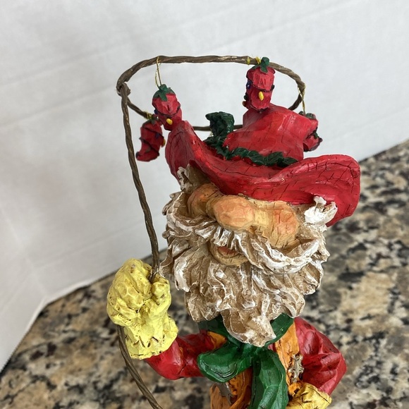 Western Santa Claus Cowboy Bobblehead Peppers/Rope/Boots Sheriff StarWestern - Picture 3 of 10